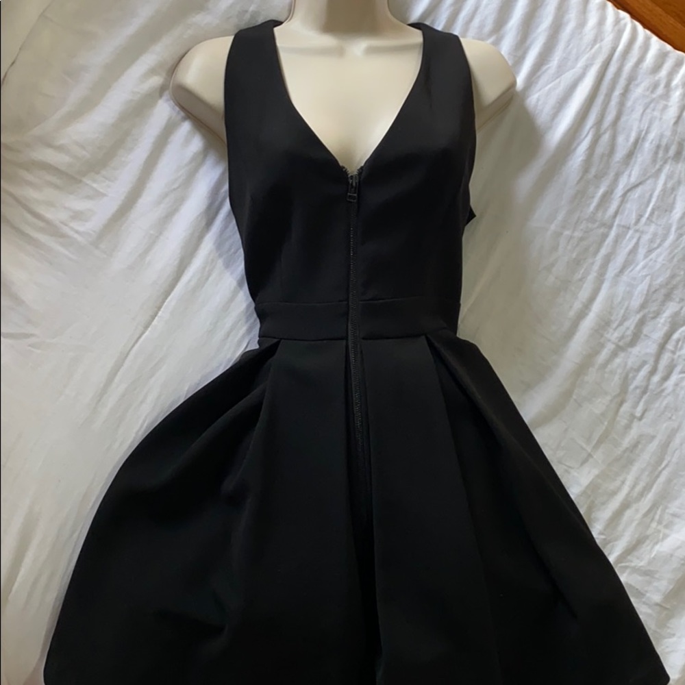 Beautiful black zipper dress